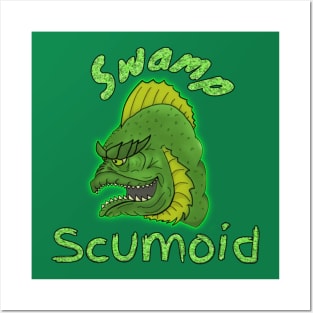 Swamp Scumoid Transparent Posters and Art